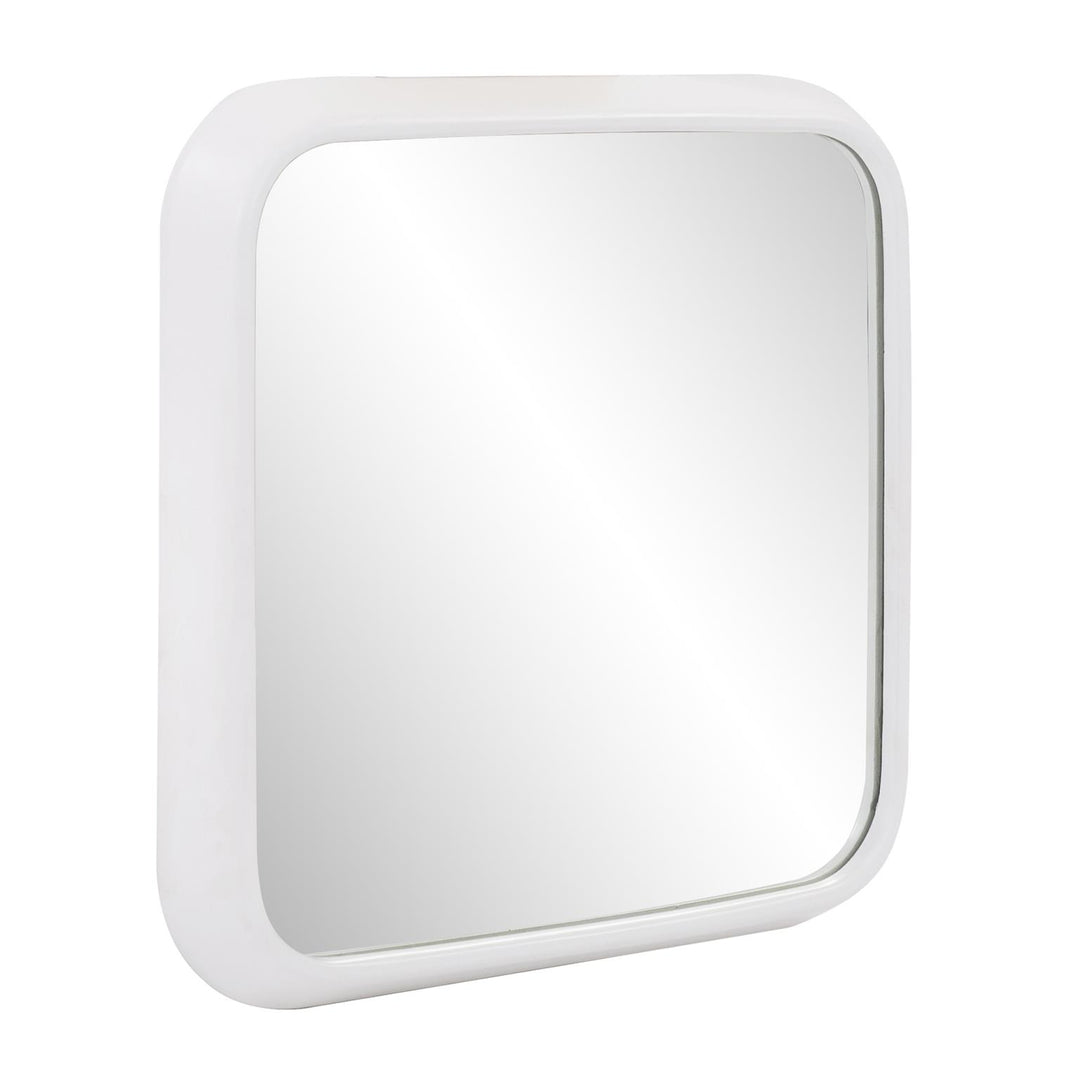 Howard Elliott Collection Templeton Mirror In Matte White Mirrors Howard Elliott Collection   