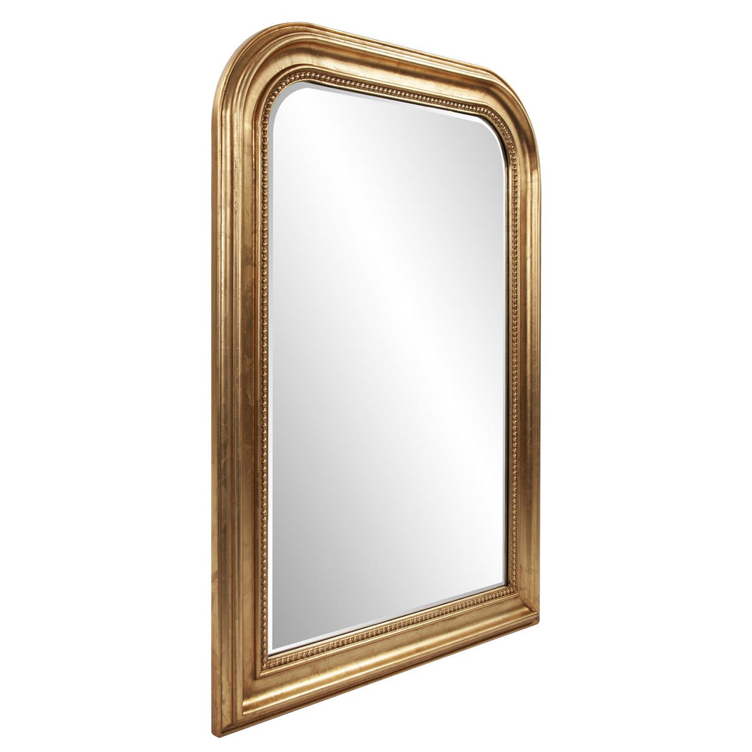 Howard Elliott Collection French Philippe Vanity Mirror, Gold Leaf Mirrors Howard Elliott Collection   