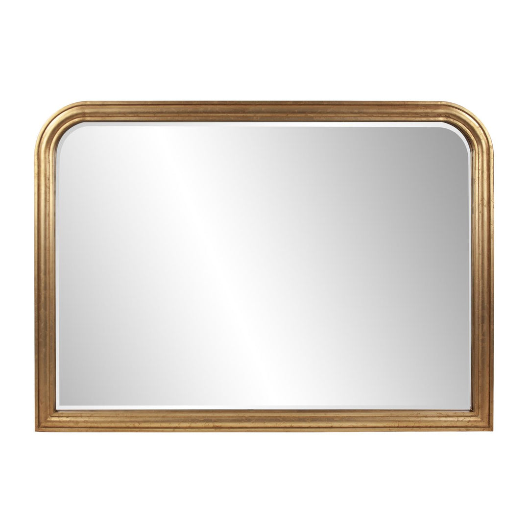 Howard Elliott Collection French Philippe Mantel Mirror, Gold Leaf Mirrors Howard Elliott Collection   