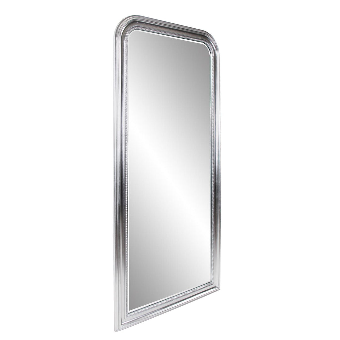 Howard Elliott Collection French Philippe Oversized Mirror, Silver Mirrors Howard Elliott Collection   