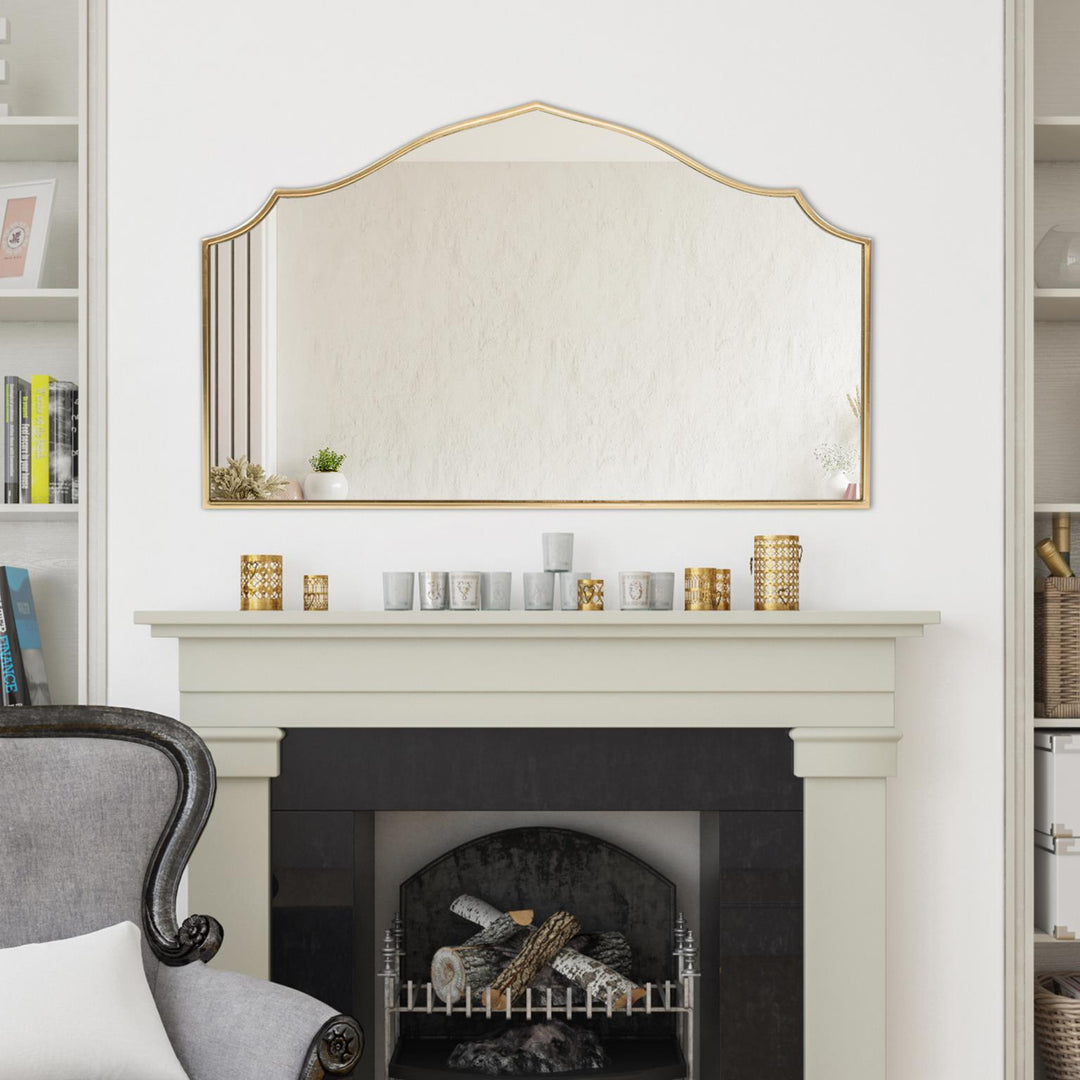 Howard Elliott Collection Golden Sultana Mantel Mirror Mirrors Howard Elliott Collection   