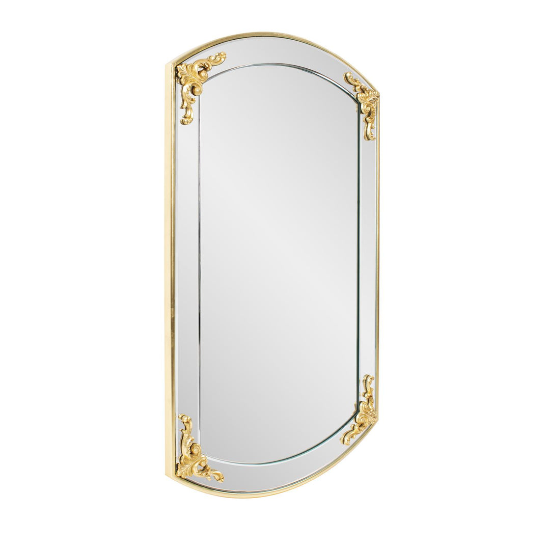 Howard Elliott Collection Brockwell Gold Gilded Vanity Mirror Mirrors Howard Elliott Collection   