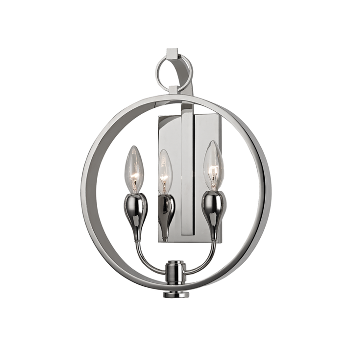 Hudson Valley Lighting Dresden Wall Sconce Wall Sconces Hudson Valley Lighting Polished Nickel  