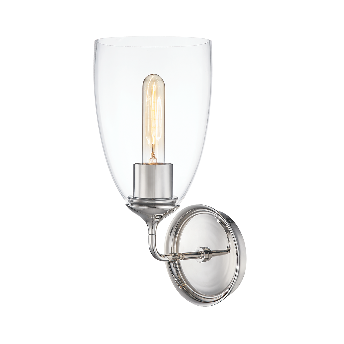 Hudson Valley Lighting Glenwood Wall Sconce Sconce Hudson Valley Lighting Polished Nickel  