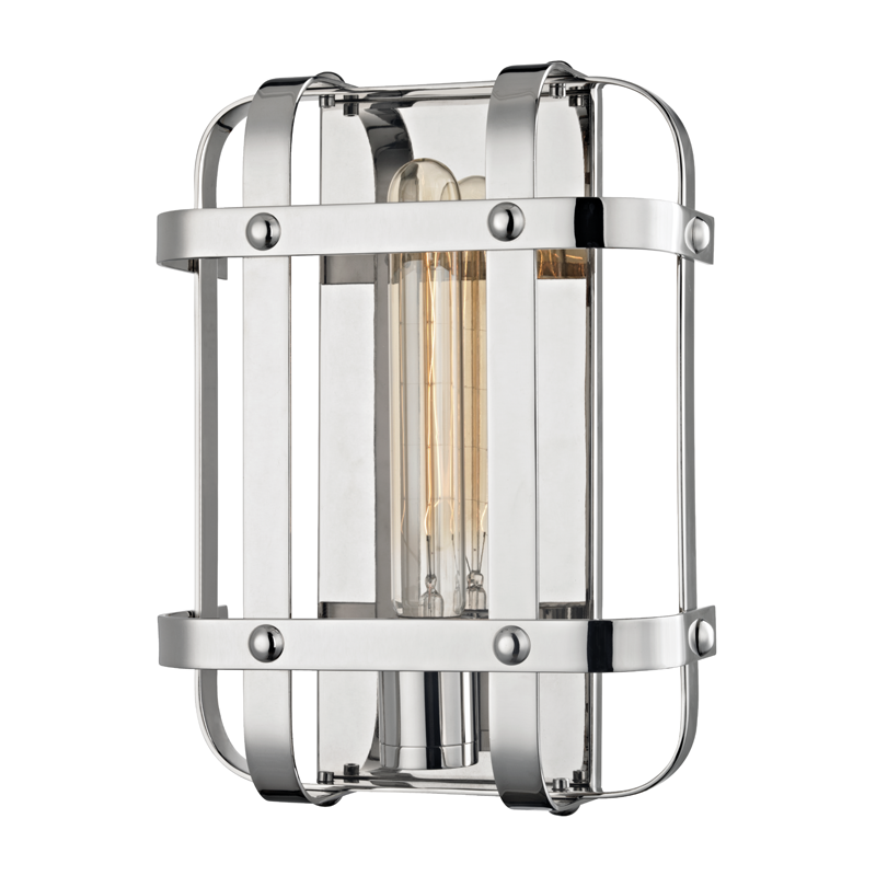 Hudson Valley Lighting Colchester Wall Sconce Sconce Hudson Valley Lighting Polished Nickel  