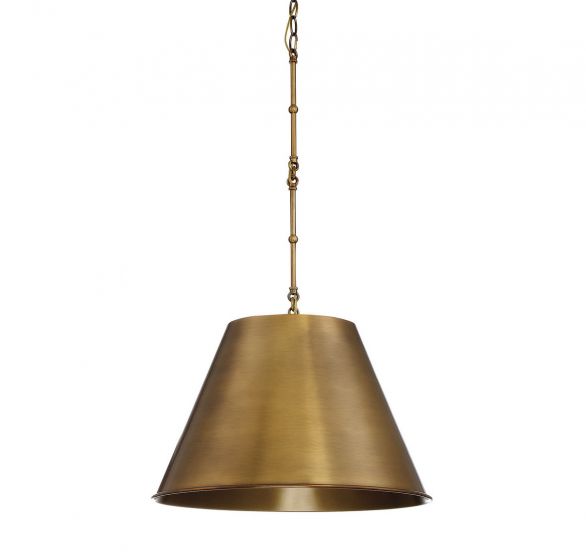 Savoy House Essentials Alden Pendant Pendants Savoy House 18.25x18.25x12.5 Brass Metal