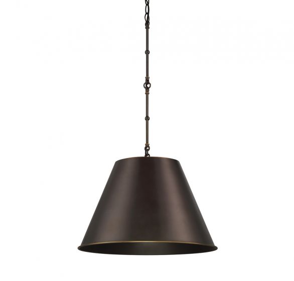 Savoy House Essentials Alden Pendant Pendants Savoy House 18.25x18.25x12.5 Bronze Metal