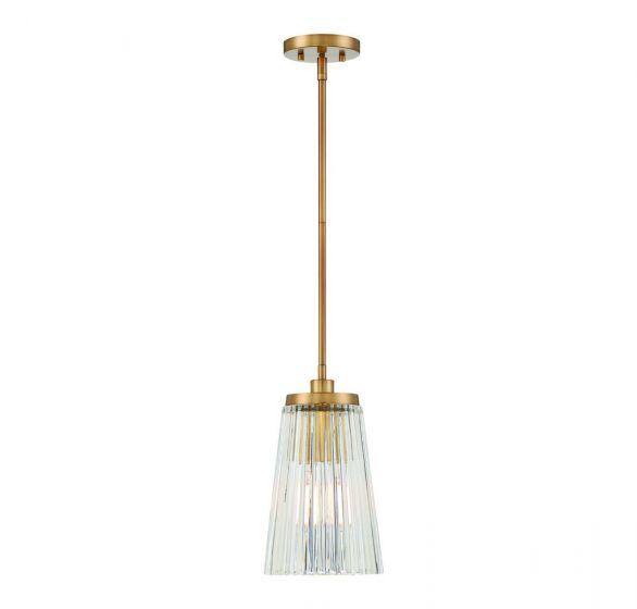 Essentials Chantilly Pendant Pendant Essentials Warm Brass 1 