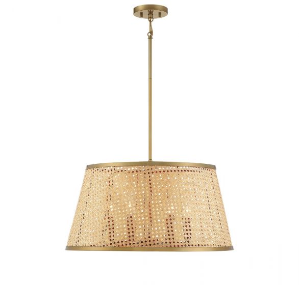 Savoy House Astoria Pendant Pendants Savoy House 24x24x13 Gold Paper