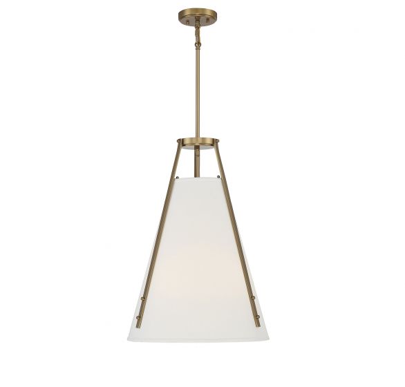 Essentials Kent Pendant Pendant Essentials Warm Brass 4 