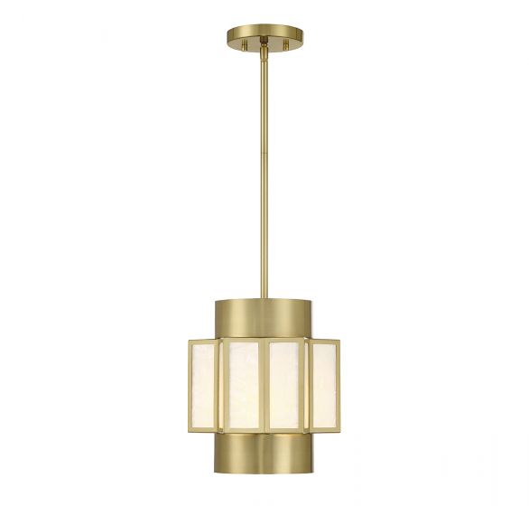 Savoy House Gideon Pendant Pendant Savoy House Warm Brass 3 