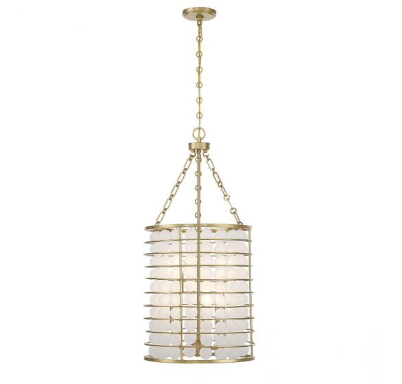 Savoy House Byron Pendant Pendants Savoy House Warm Brass 6 