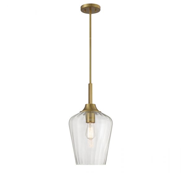 Essentials Carlton Pendant Pendant Essentials Warm Brass 1 