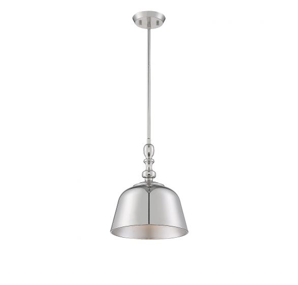 Savoy House Essentials Berg Pendant Pendants Savoy House 12x12x14 Chrome/Polished Nickel Metal