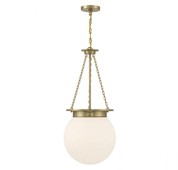 Essentials Manor Pendant Pendant Essentials Warm Brass 3 