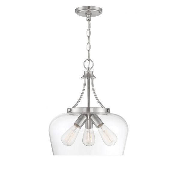 Essentials Octave Pendant Pendant Essentials Satin Nickel 3 