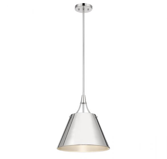 Essentials Willis Pendant Pendant Essentials Polished Nickel 1 