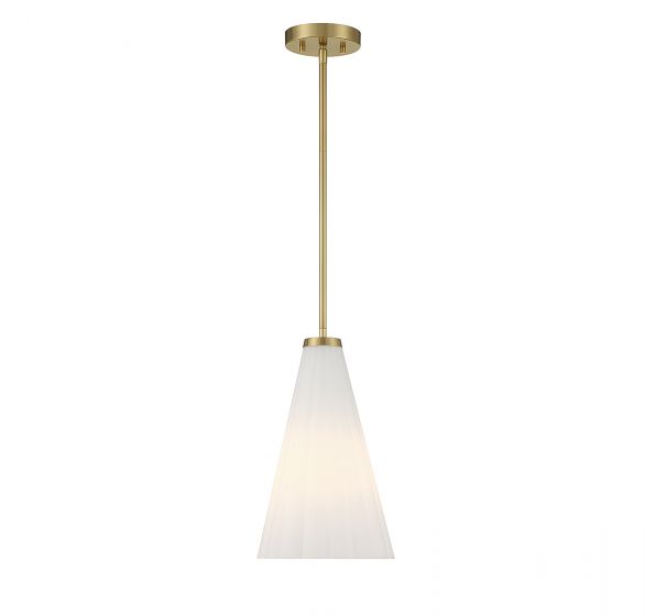 Essentials Bristol Pendant Pendant Essentials Warm Brass 1 