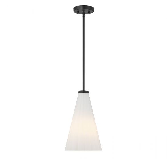 Essentials Bristol Pendant Pendants Savoy House Matte Black 1 