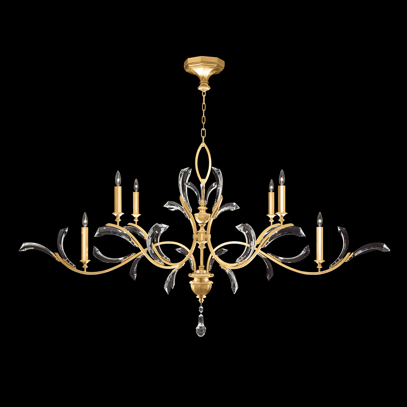 Fine Art Handcrafted Lighting Beveled Arcs Chandelier Chandeliers Fine Art Handcrafted Lighting   