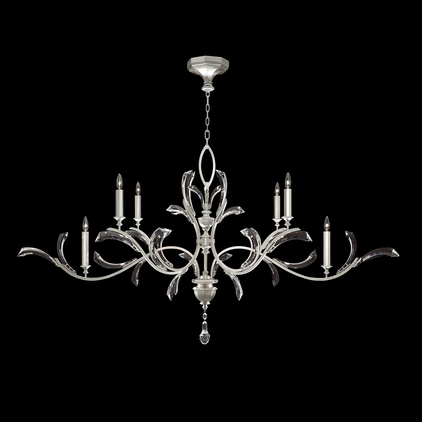 Fine Art Handcrafted Lighting Beveled Arcs Chandelier Chandeliers Fine Art Handcrafted Lighting   