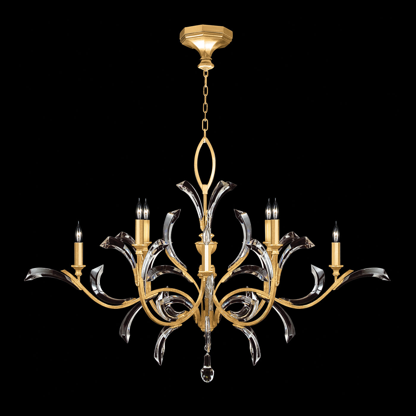 Fine Art Handcrafted Lighting Beveled Arcs Chandelier Chandeliers Fine Art Handcrafted Lighting   