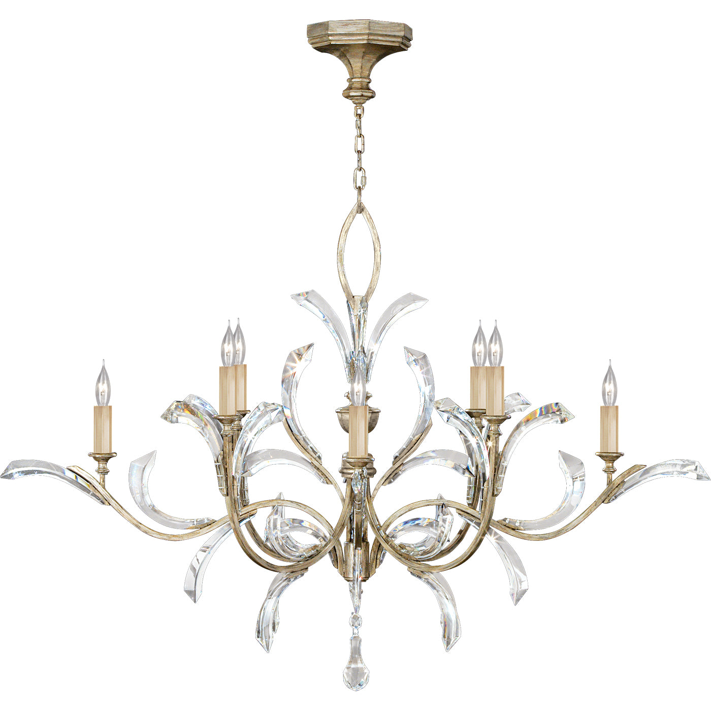 Fine Art Handcrafted Lighting Beveled Arcs Chandelier Chandeliers Fine Art Handcrafted Lighting   