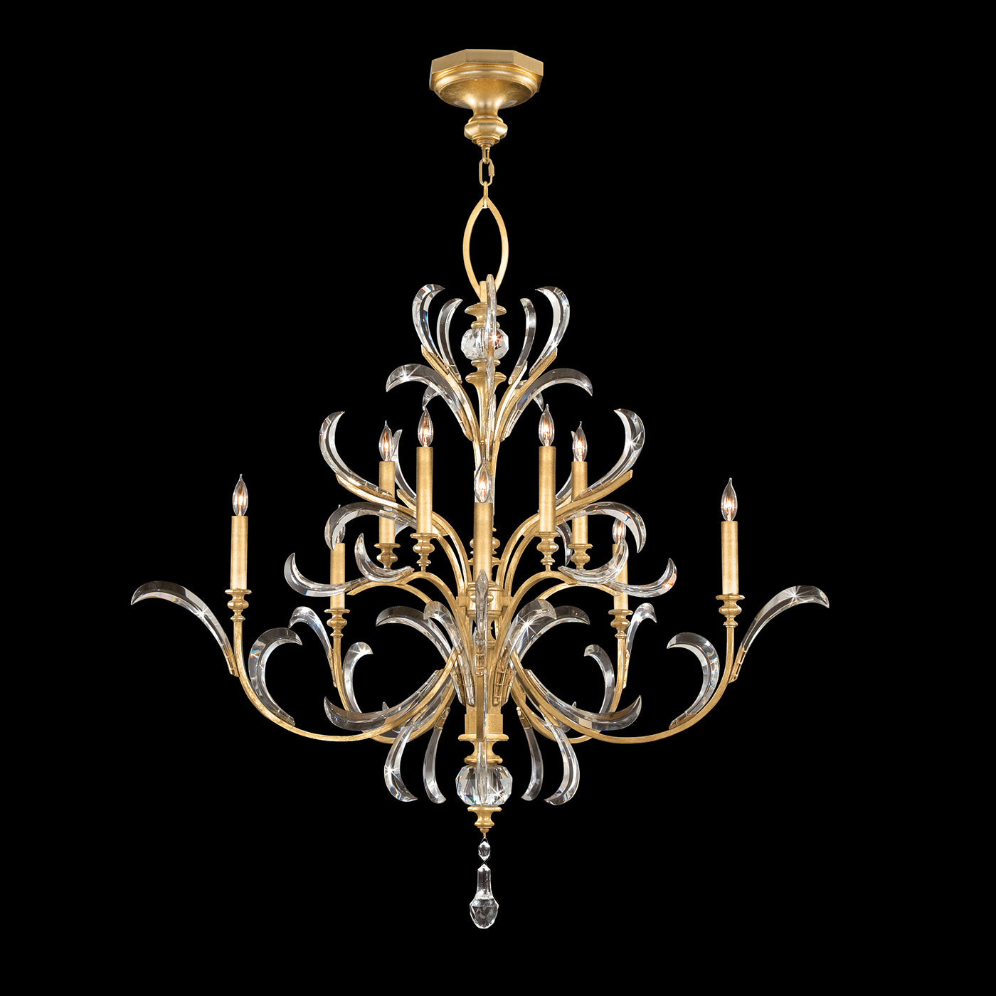 Fine Art Handcrafted Lighting Beveled Arcs Chandelier Chandeliers Fine Art Handcrafted Lighting   