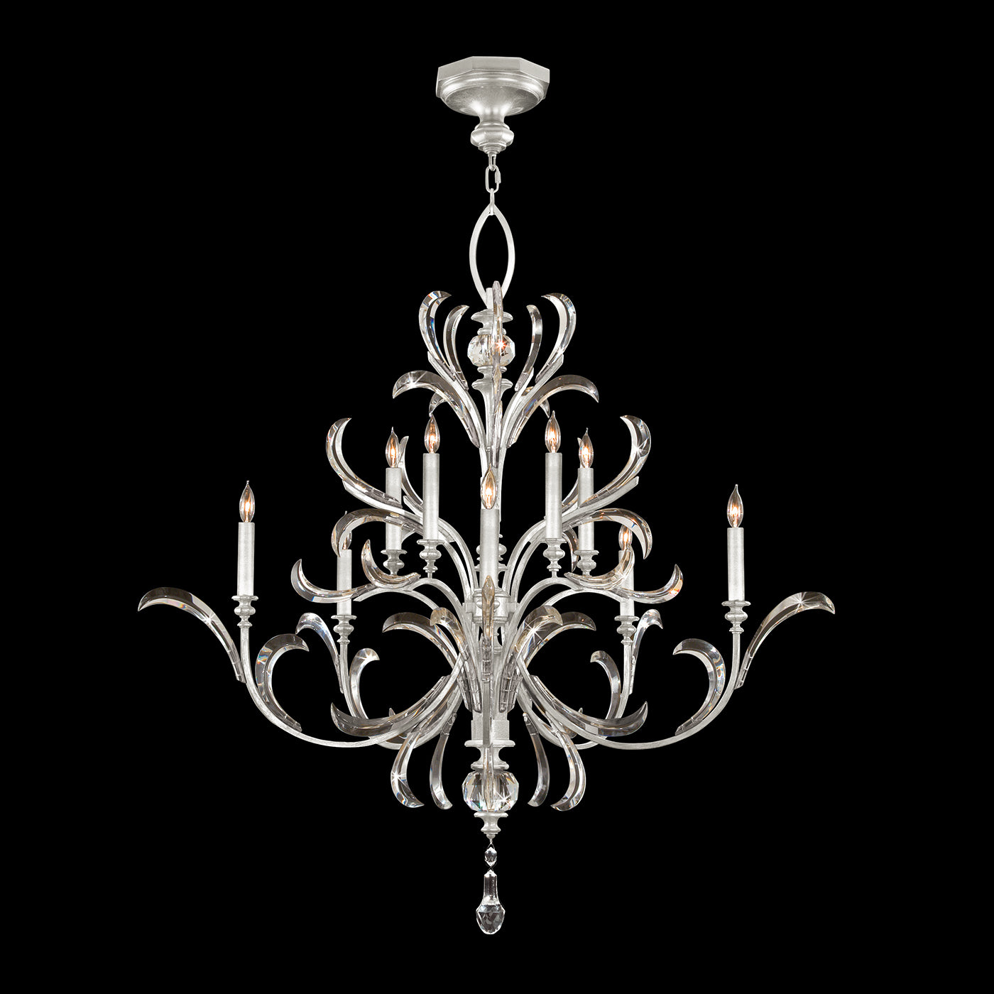 Fine Art Handcrafted Lighting Beveled Arcs Chandelier Chandeliers Fine Art Handcrafted Lighting   