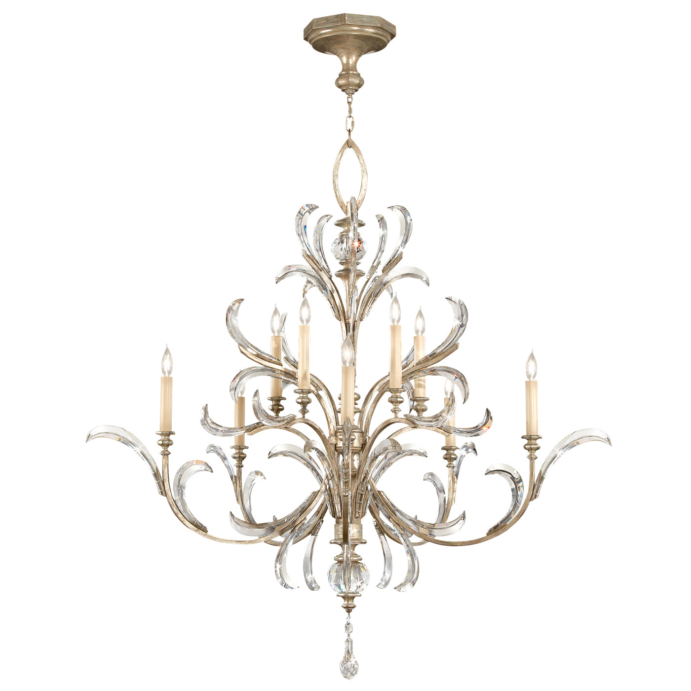 Fine Art Handcrafted Lighting Beveled Arcs Chandelier Chandeliers Fine Art Handcrafted Lighting   