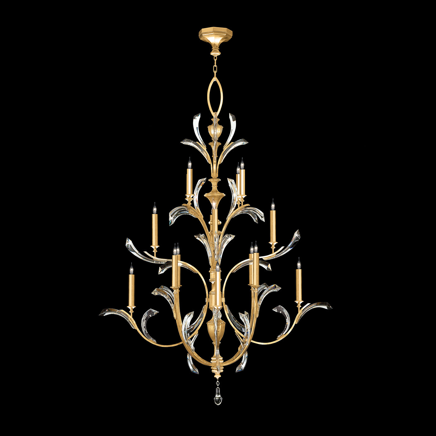 Fine Art Handcrafted Lighting Beveled Arcs Chandelier Chandeliers Fine Art Handcrafted Lighting   