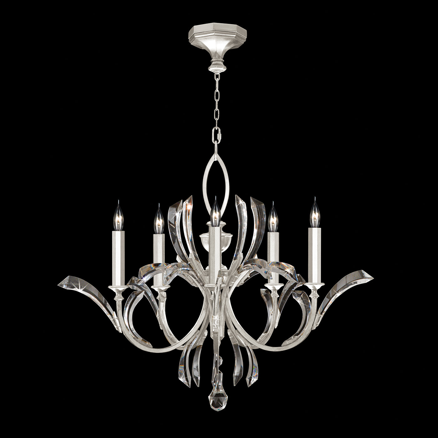 Fine Art Handcrafted Lighting Beveled Arcs Chandelier Chandeliers Fine Art Handcrafted Lighting   