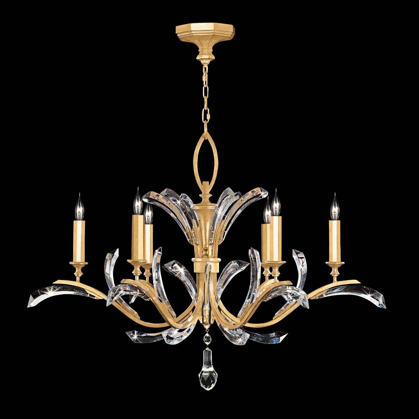 Fine Art Handcrafted Lighting Beveled Arcs Chandelier Chandeliers Fine Art Handcrafted Lighting   