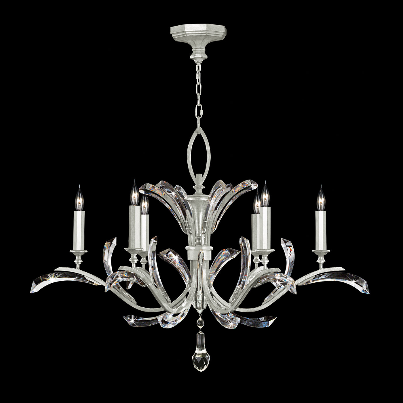 Fine Art Handcrafted Lighting Beveled Arcs Chandelier Chandeliers Fine Art Handcrafted Lighting   