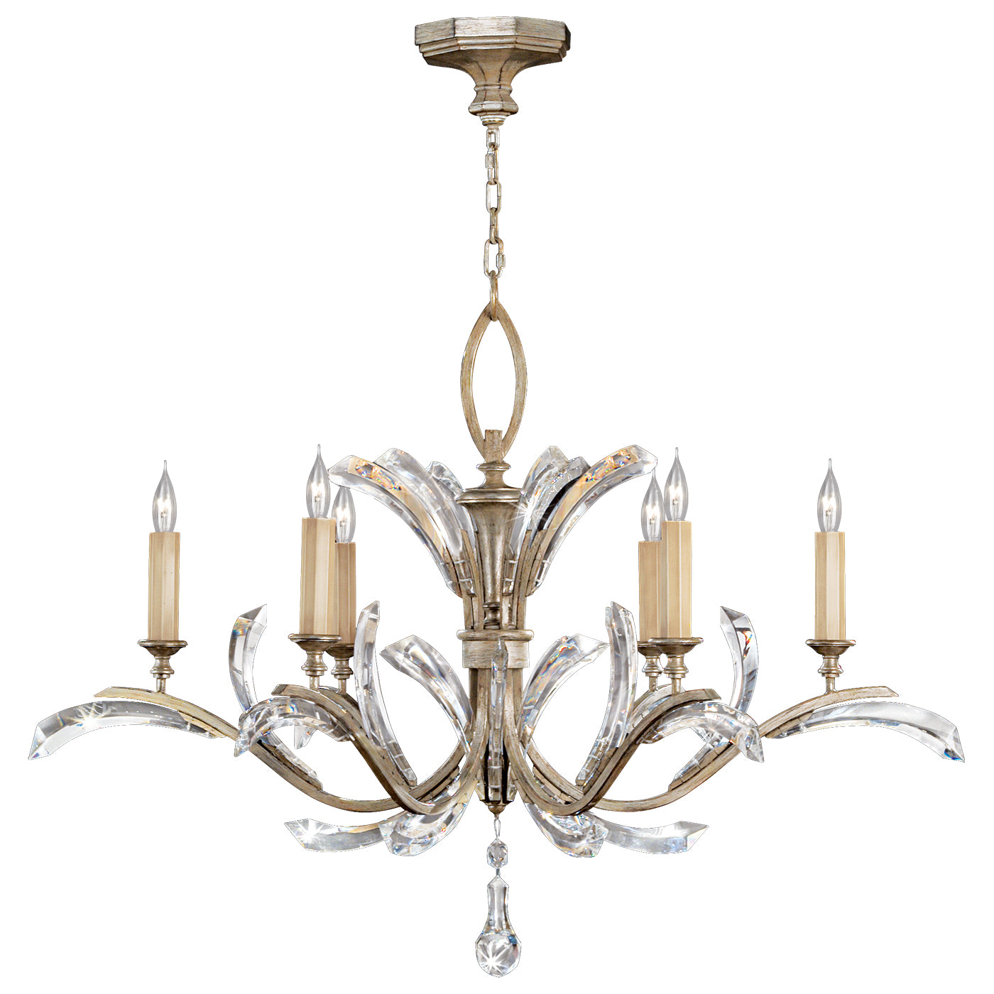 Fine Art Handcrafted Lighting Beveled Arcs Chandelier Chandeliers Fine Art Handcrafted Lighting   