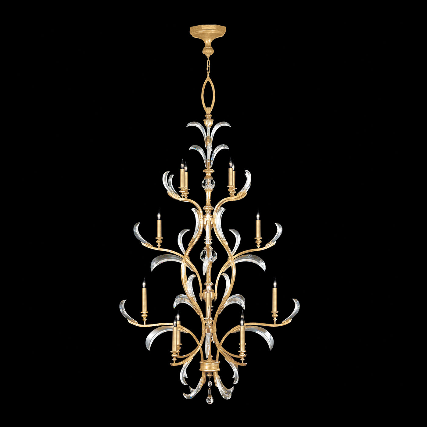 Fine Art Handcrafted Lighting Beveled Arcs Chandelier Chandeliers Fine Art Handcrafted Lighting   