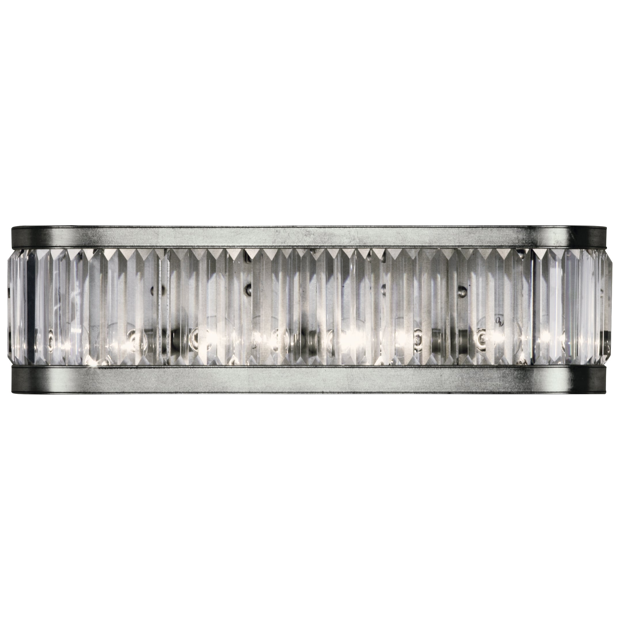 Fine Art Handcrafted Lighting Crystal Enchantment Sconce Sconces Fine Art Handcrafted Lighting Silver 26 x 7 