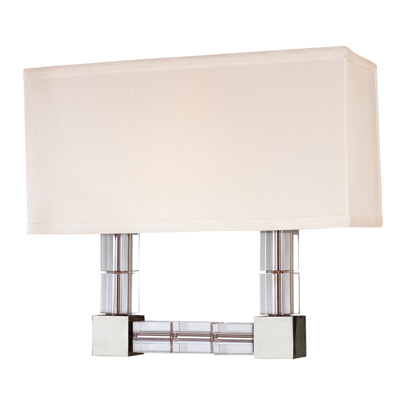 Hudson Valley Lighting Alpine Wall Sconce Wall Sconces Hudson Valley Lighting Polished Nickel  