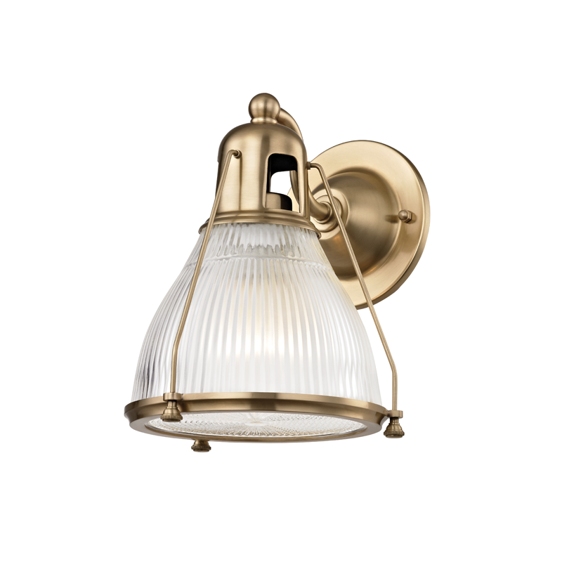 Hudson Valley Lighting Haverhill Wall Sconce Wall Sconces Hudson Valley Lighting Aged Brass  