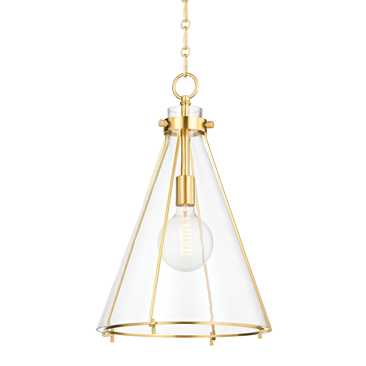 Hudson Valley Lighting Eldridge Pendant Pendant Hudson Valley Lighting Aged Brass  