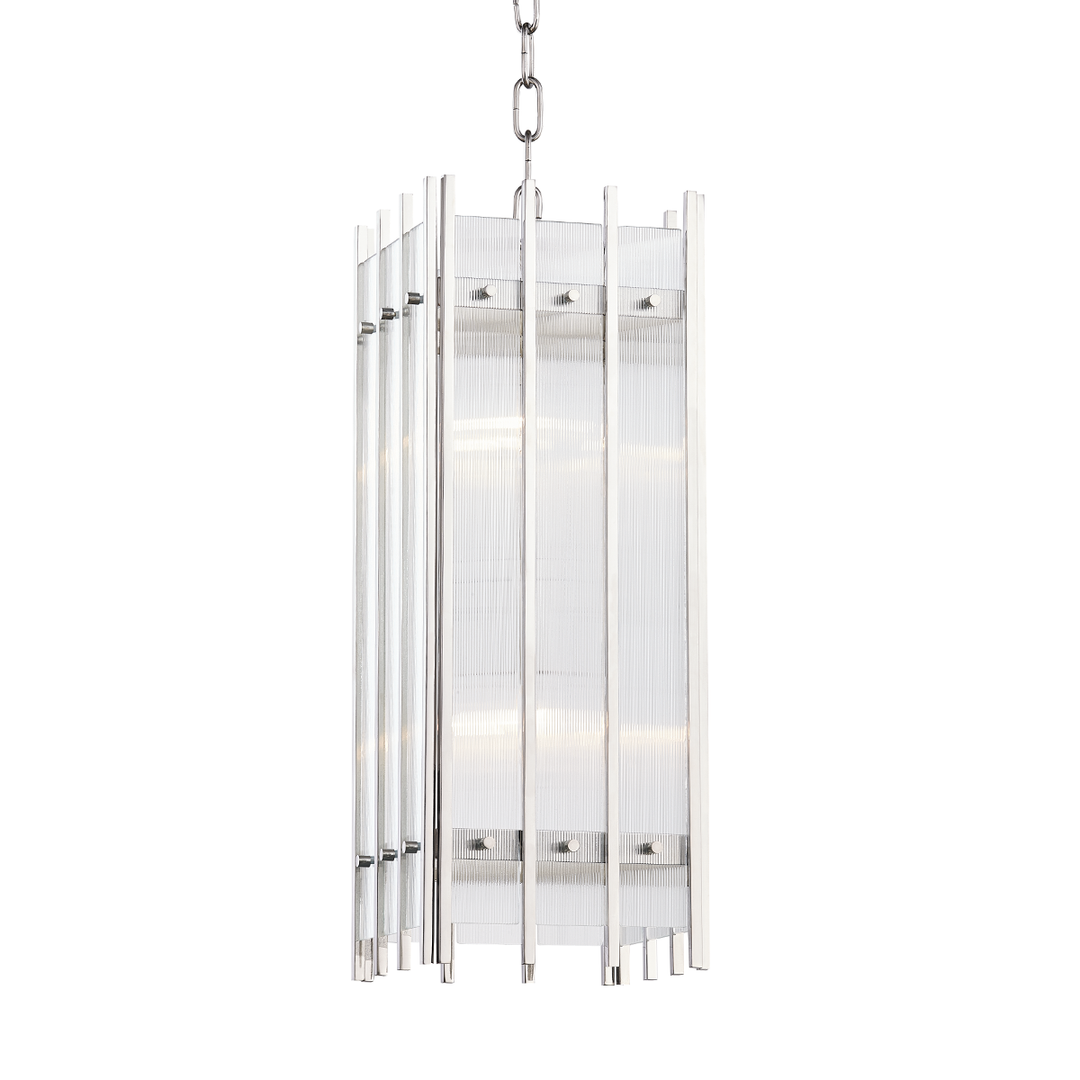 Hudson Valley Lighting Wooster Lantern Pendants Hudson Valley Lighting Polished Nickel  