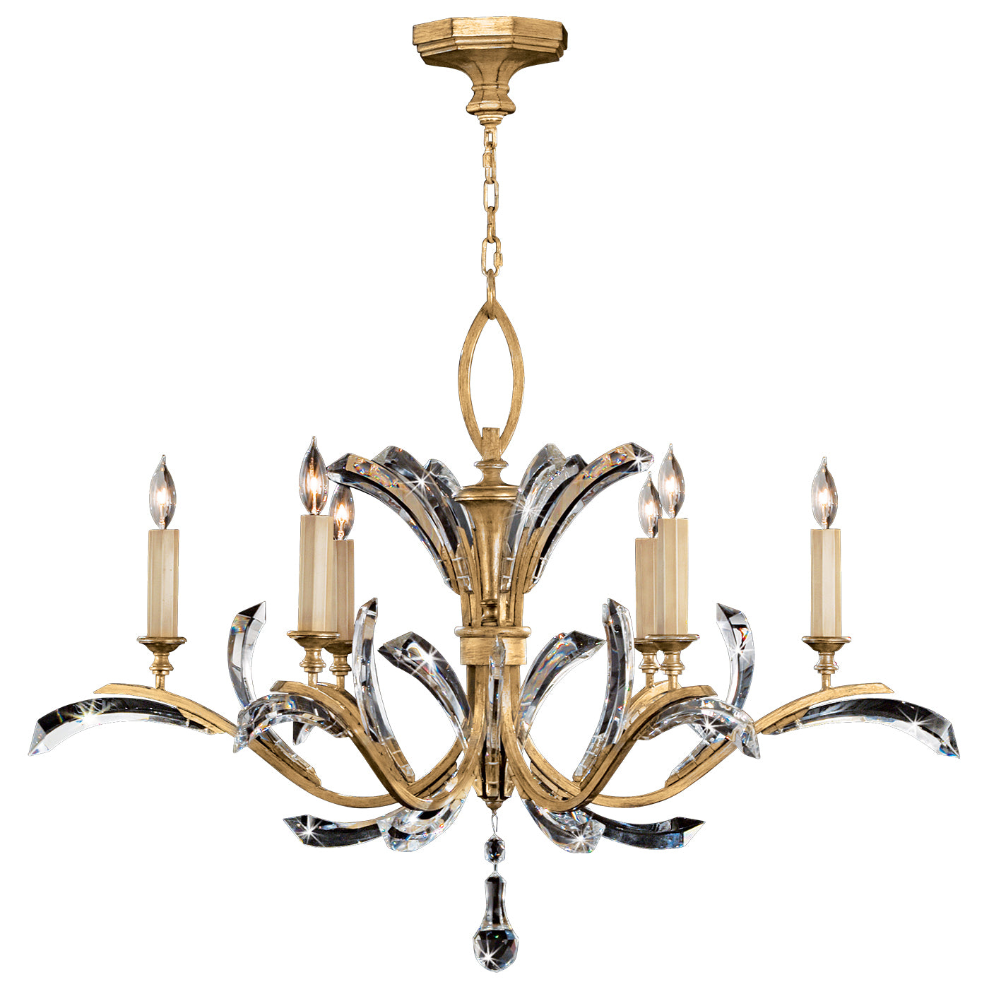 Fine Art Handcrafted Lighting Beveled Arcs Chandelier Chandeliers Fine Art Handcrafted Lighting   