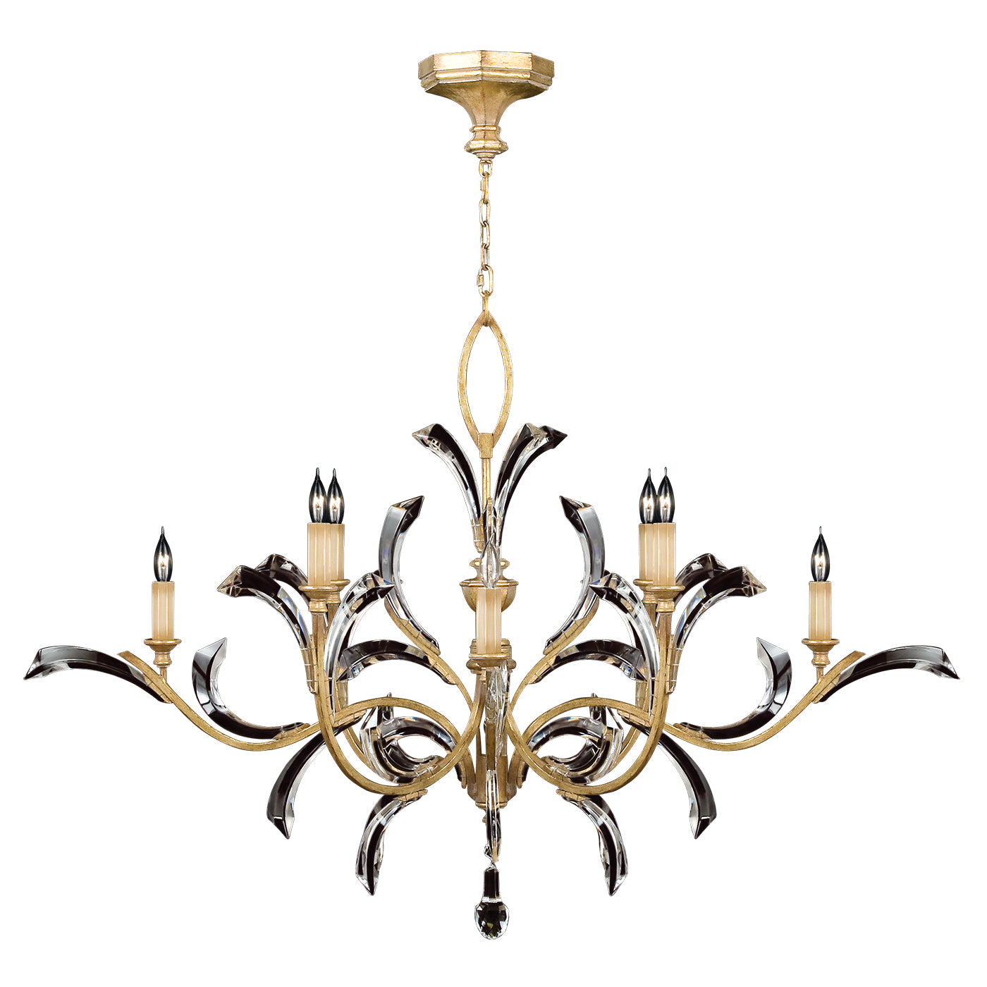 Fine Art Handcrafted Lighting Beveled Arcs Chandelier Chandeliers Fine Art Handcrafted Lighting   