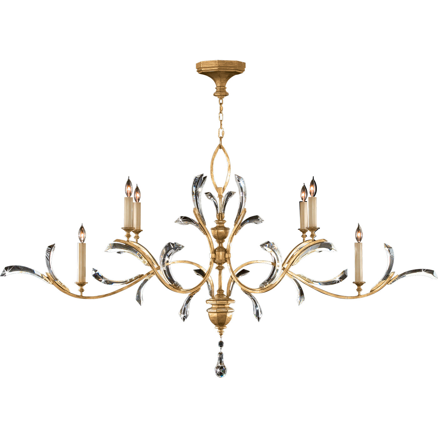 Fine Art Handcrafted Lighting Beveled Arcs Chandelier Chandeliers Fine Art Handcrafted Lighting   