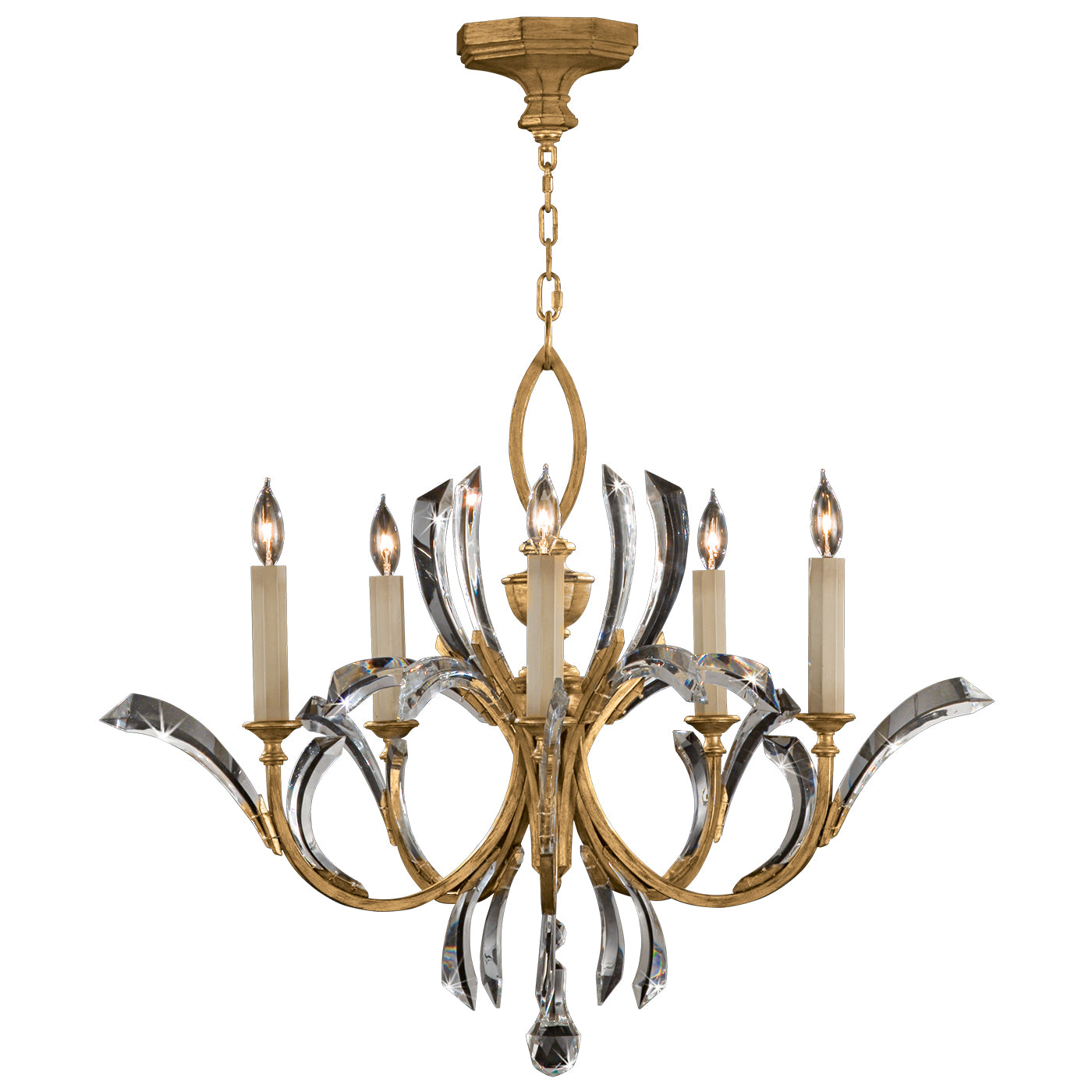 Fine Art Handcrafted Lighting Beveled Arcs Chandelier Chandeliers Fine Art Handcrafted Lighting   