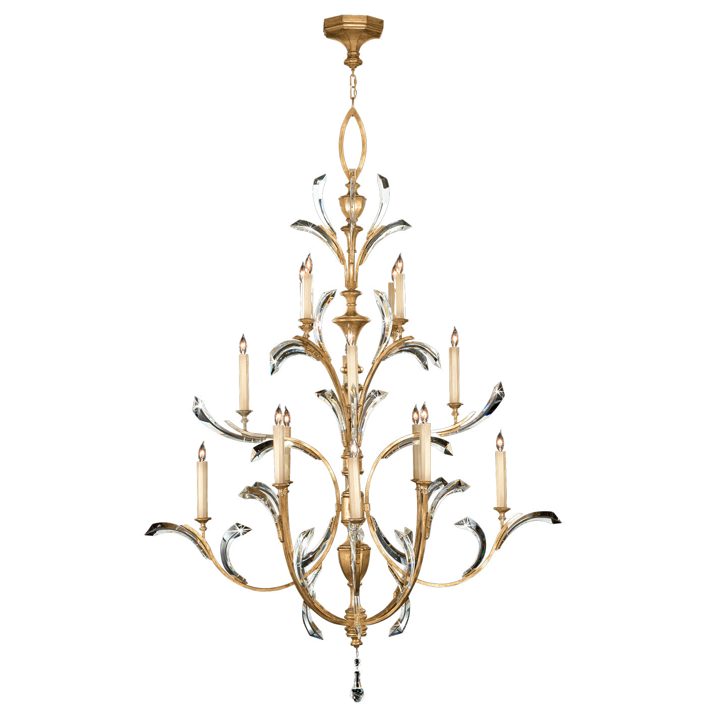 Fine Art Handcrafted Lighting Beveled Arcs Chandelier Chandeliers Fine Art Handcrafted Lighting   