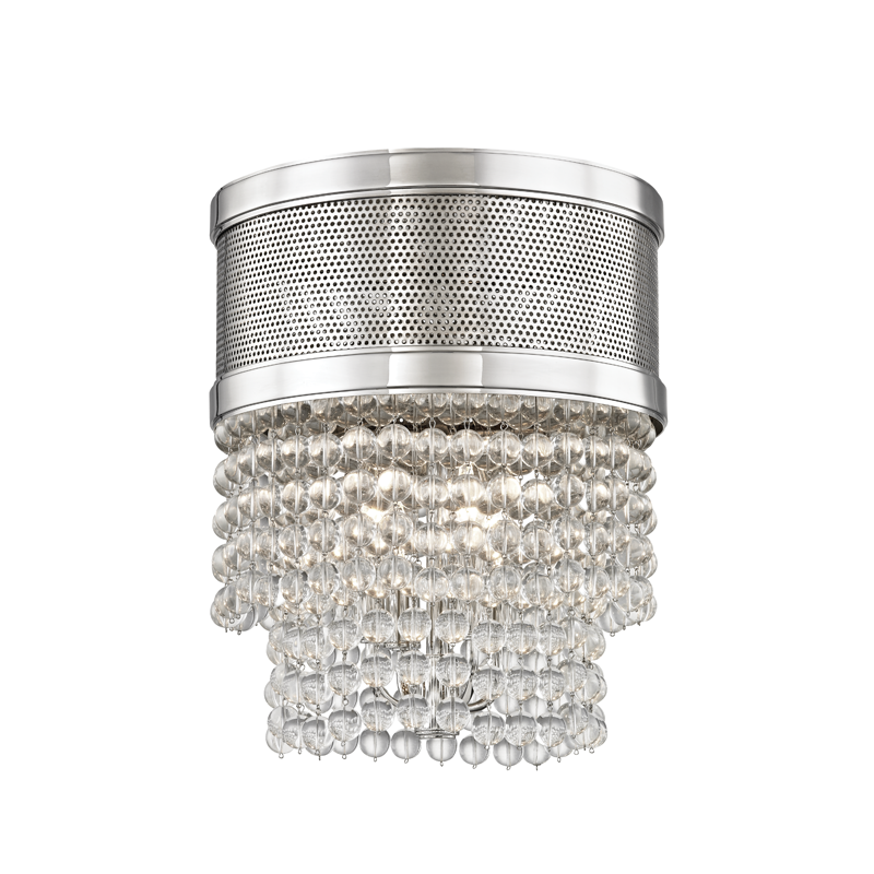 Hudson Valley Lighting Harrison Flush Mount Flush Mount Hudson Valley Lighting Polished Nickel  