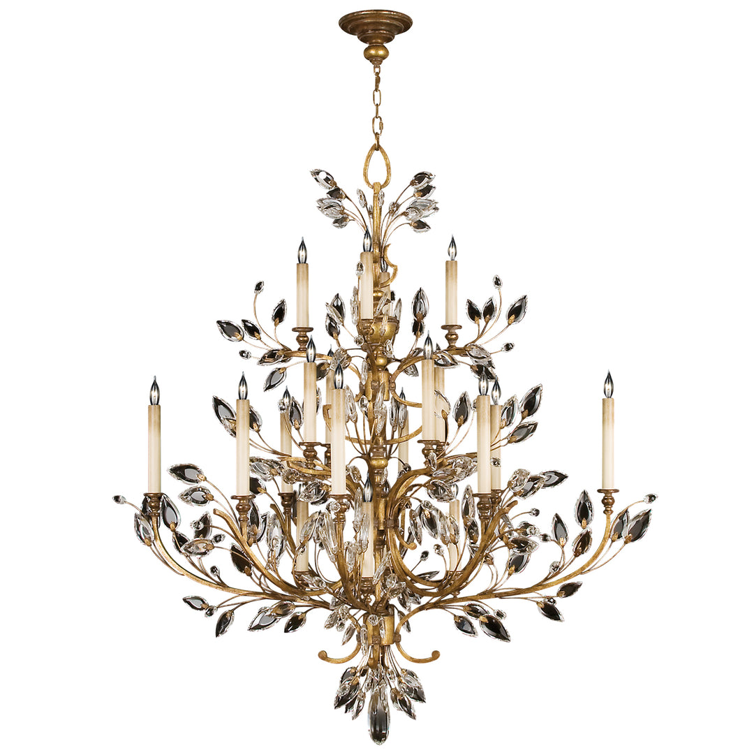 Fine Art Handcrafted Lighting Crystal Laurel Chandelier Chandeliers Fine Art Handcrafted Lighting Gold  