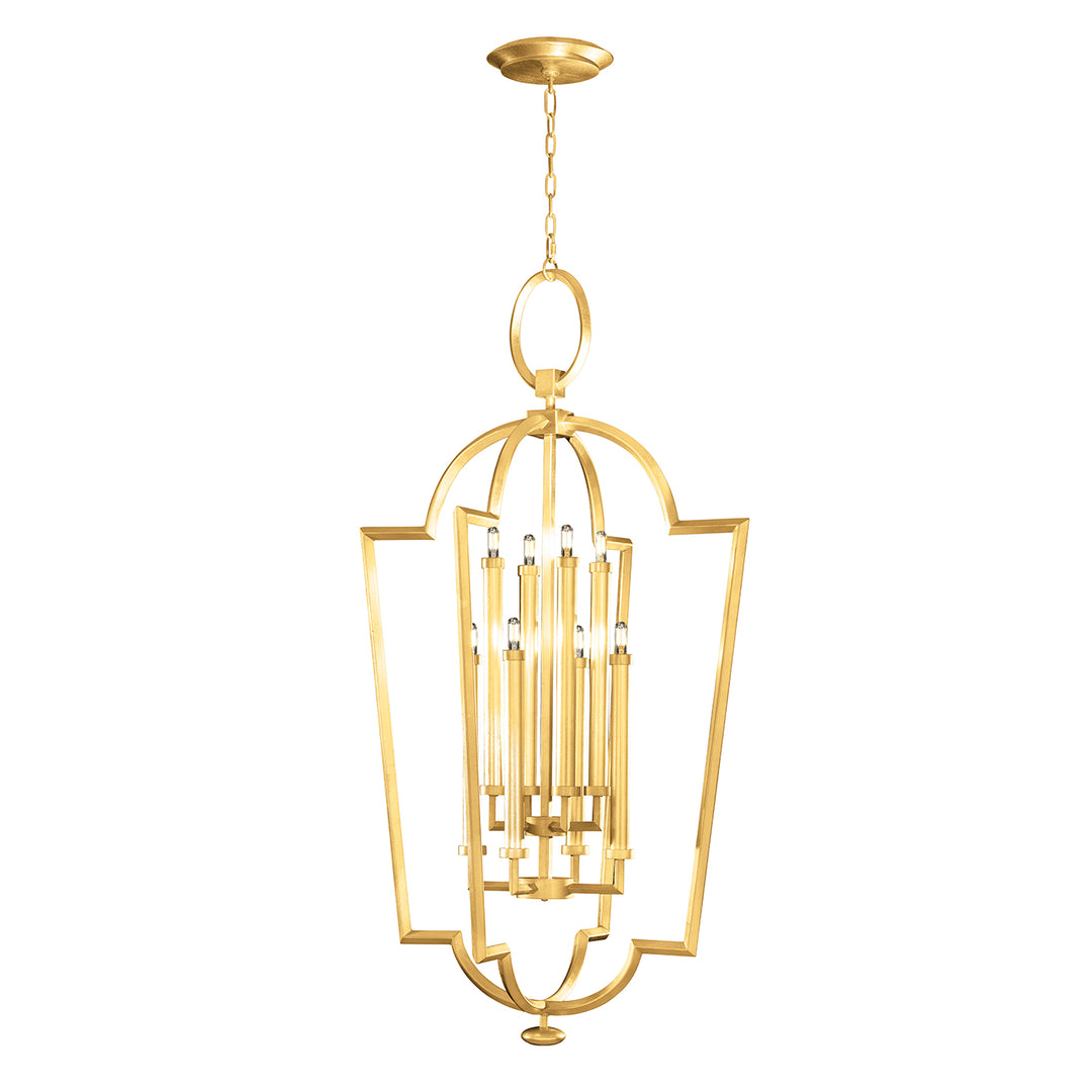 Fine Art Handcrafted Lighting Allegretto Lantern Pendants Fine Art Handcrafted Lighting Gold Leaf  