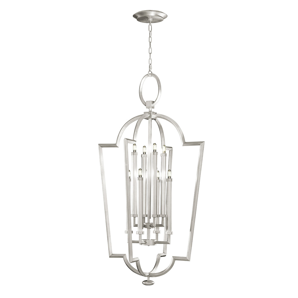 Fine Art Handcrafted Lighting Allegretto Lantern Pendants Fine Art Handcrafted Lighting Silver Leaf  